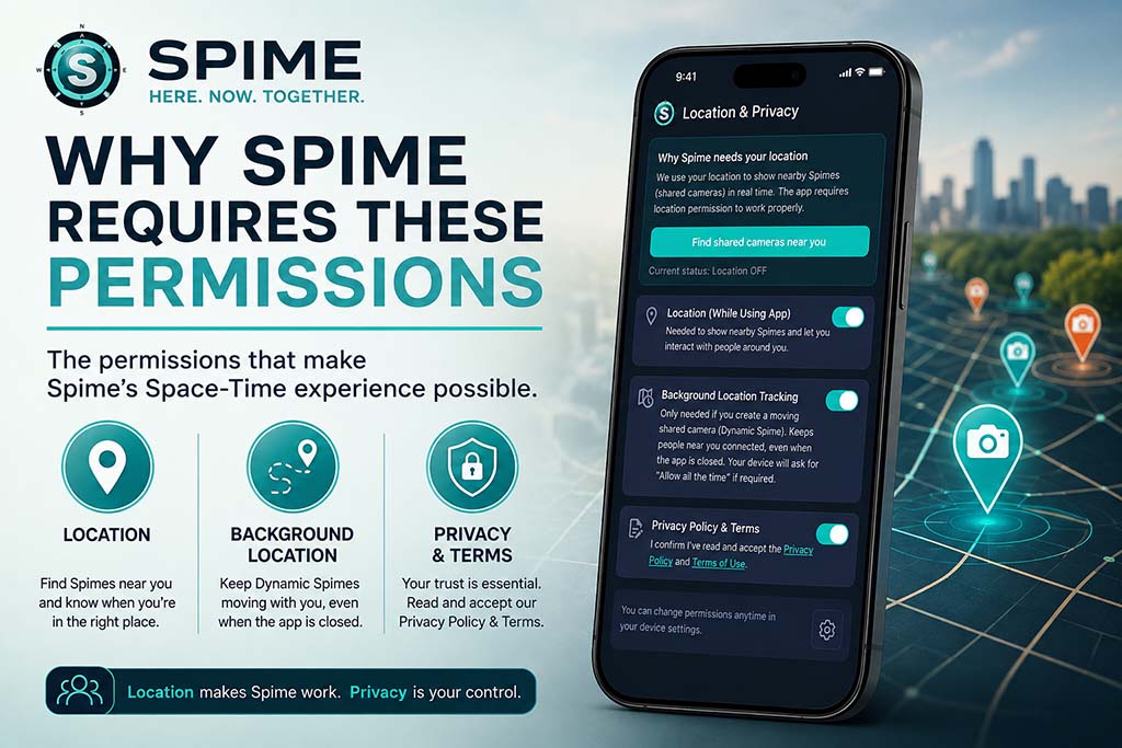 Why Spime Requires permissions